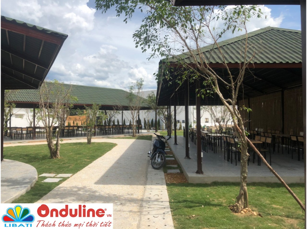 tấm lợp sinh thái - công viên vĩnh hằng Hòa Bình